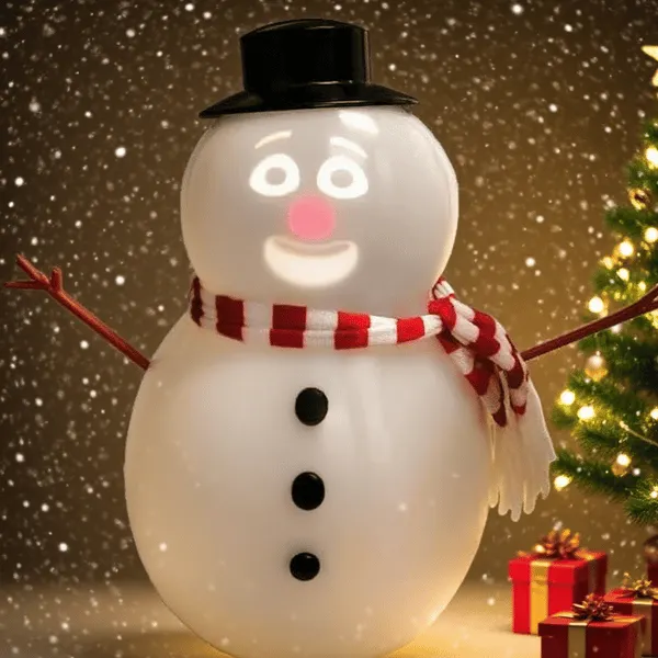 Talking Animated Blink Snowman with Built in Projector Speaker Plugn Play - Image 4