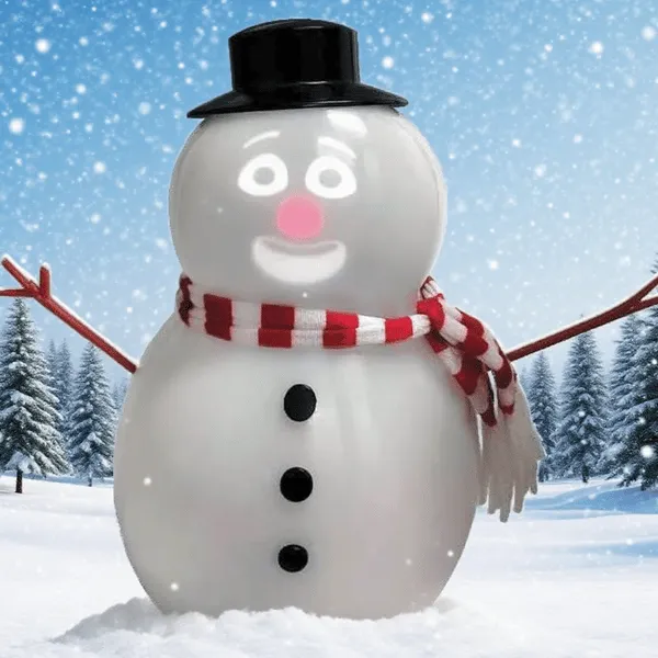 Talking Animated Blink Snowman with Built in Projector Speaker Plugn Play - Image 8